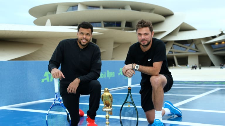 Doha rain leads to packed Friday schedule featuring Wawrinka, Rublev