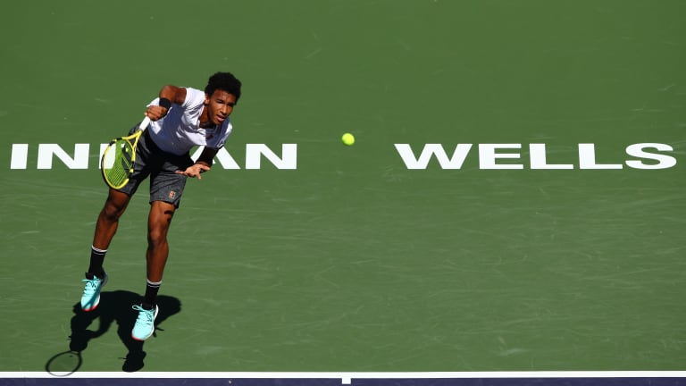 Auger-Aliassime is ticking all the boxes as he climbs the ATP ranks