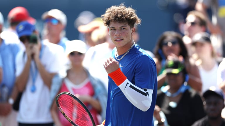 The 20-year-old Shelton is currently the youngest American man in the Top 300 of the ATP rankings.