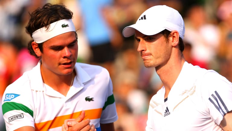 Murray failed to convert either of his two match points in his Tokyo exit to Raonic.