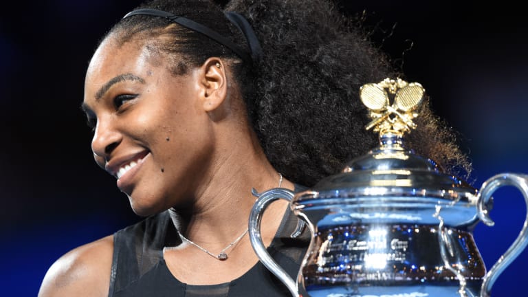 Serena captured her Open Era record 23rd career Grand Slam title at the Australian Open in 2017.