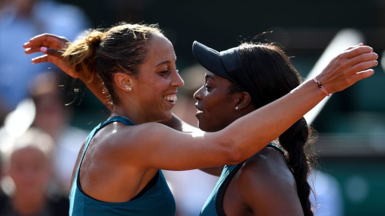 Keys and Stephens faced off for the first time on tour in 2015, but have been friends far longer (Getty Images).
