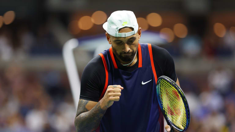 Kyrgios improved to 35-9 on the season with his victory over Medvedev.