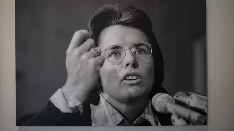 US Open photo exhibit chronicles eventful life of Billie Jean King