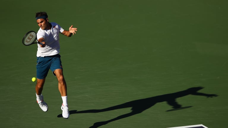 Federer came up just short at Indian Wells, but two weeks later would go on to win Miami—in what would be his final Masters 1000 title.