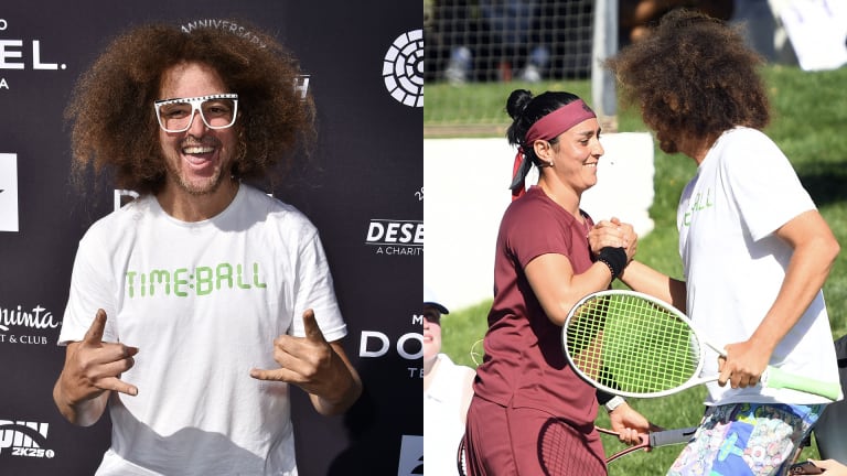 Redfoo featured at the 20th annual Desert Smash hosted by Charlize Theron.