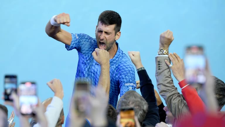 There was plenty for Djokovic and his legions of fans to celebrate.