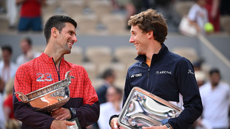 Ruud’s efforts only inspired Djokovic to put on another vintage performance on one of tennis’s four biggest stages.