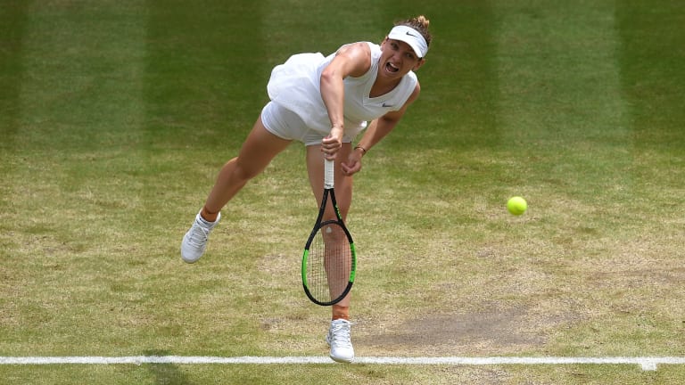 Halep outplays Svitolina to secure first-ever Wimbledon final spot