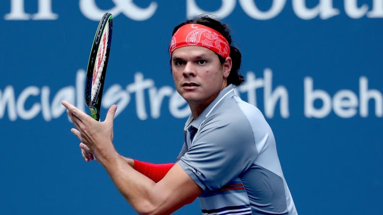 Raonic signals a US Open push with win over Tsitsipas in W&S semifinal