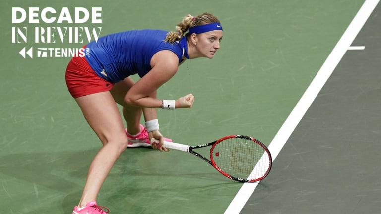 Women's Match of the Decade No. 10: Kvitova d. Kerber, 2014 Fed Cup