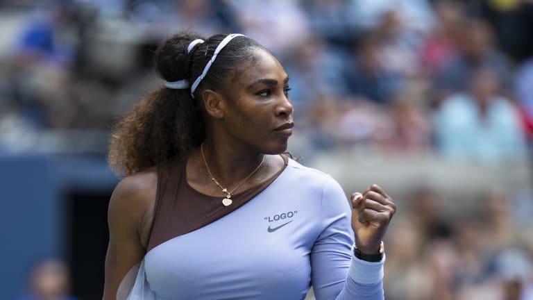 Serena turns it on late in a rocket-fueled win over Kanepi at US Open