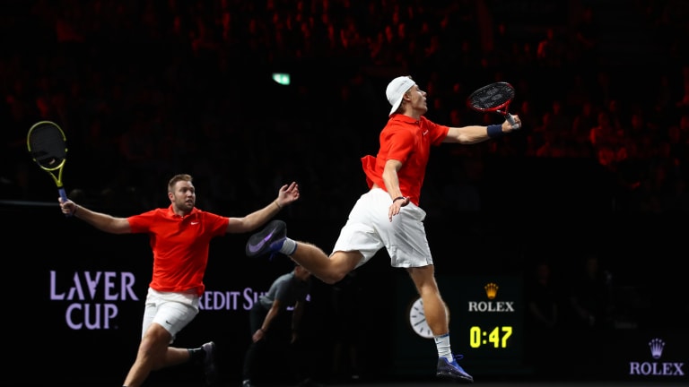 Top Photos, Laver Cup Day 1: Fedal fired up; Shapo catches some air