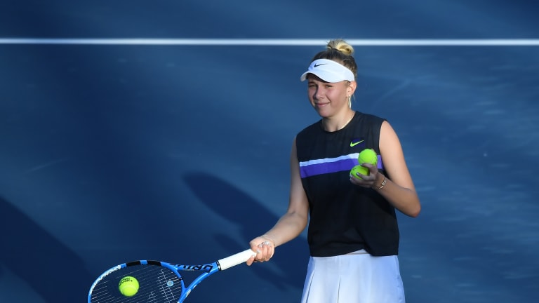 Amanda Anisimova not surprised younger players are making their mark
