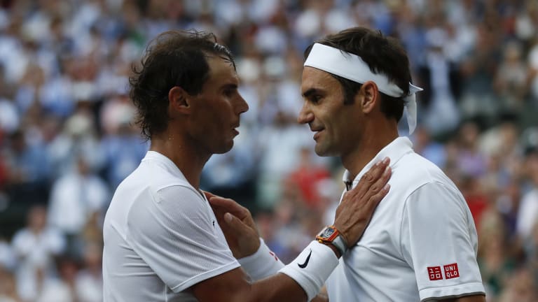 Top 5 photos, July 12: FeDal's mutual respect; Djokovic dials it up