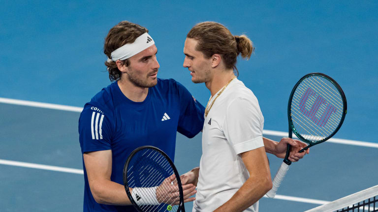 Zverev defeated Tsitsipas in January during a United Cup encounter.