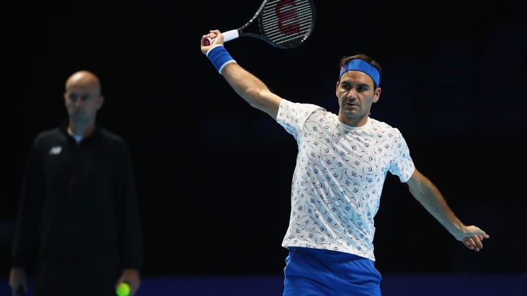 With shorter schedule, "relaxed" Roger Federer sees events differently