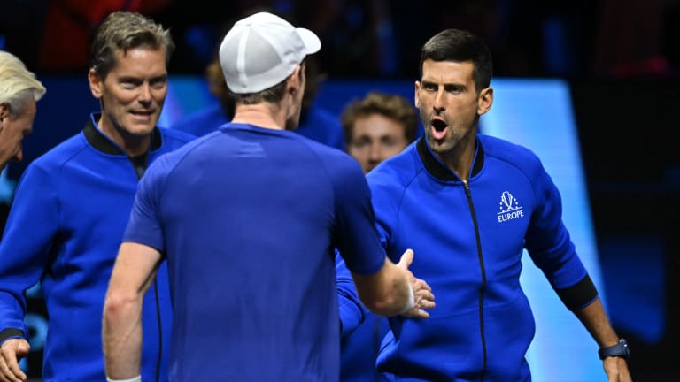 Djokovic made his presence felt as player and coach.