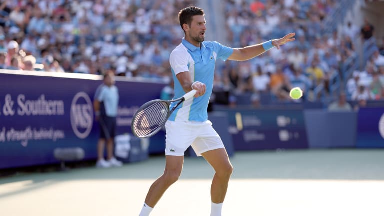 Djokovic looked cooked, but forced a deciding set after saving a championship point.