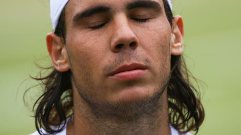 In the fifth set, Nadal twice got to 15-40—but got no closer.