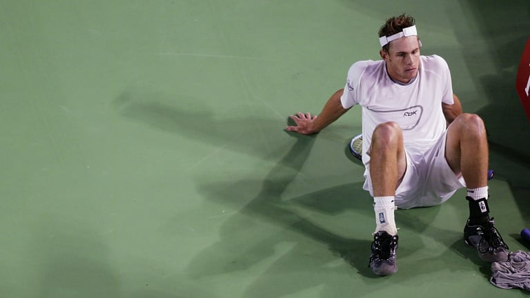 The marathon victory would put a 20-year-old Roddick through to the first Grand Slam semifinal of his career.