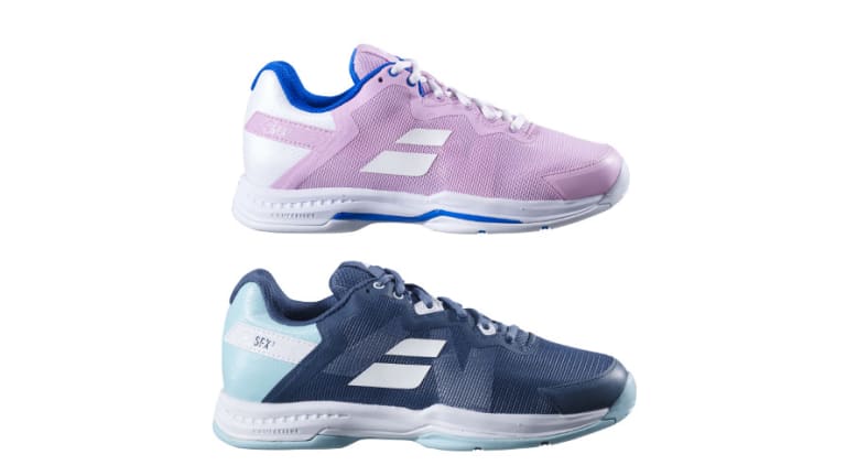 Babolat Women's SFX3 in Pink Lady and Deep Dive/Blue