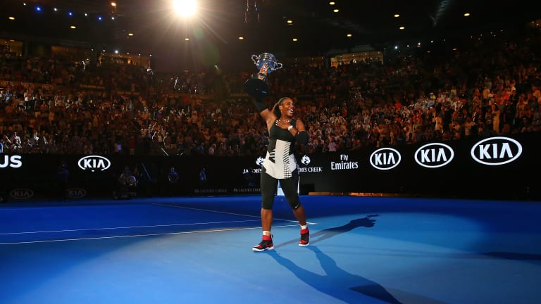 Like Federer, Serena had a most memorable 2017 Australian Open.
