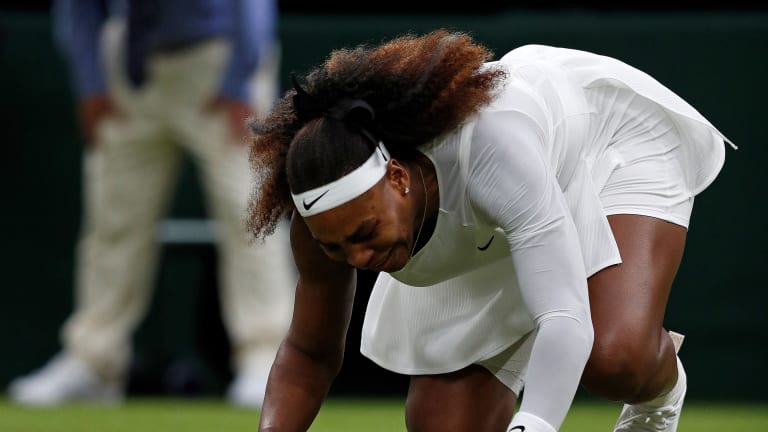 Serena fought valiantly through her pain, but once she went down in the seventh game, the American's latest bid for major No. 24 came to a tragic end.