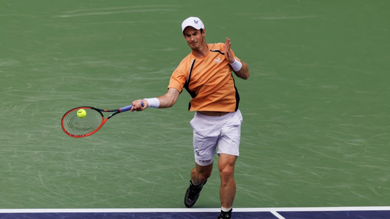 Andy Murray looked masterful in his Indian Wells opener against David Goffin.