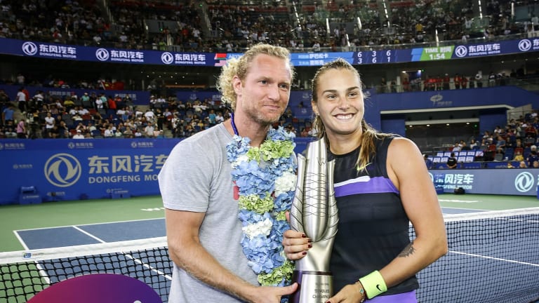 Tursunov helped launch the career of Aryna Sabalenka, taking her to back-to-back Wuhan titles before their 2020 split.
