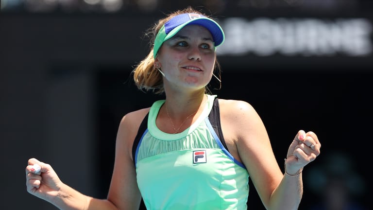Sofia Kenin reaches first Grand Slam semifinal at Australian Open