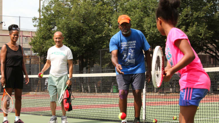 David Dinkins was a New York City mayor, and a tennis superfan