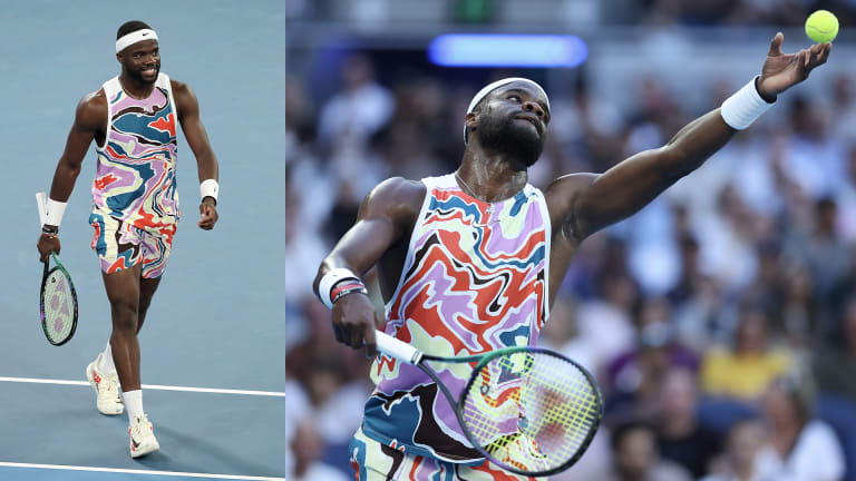 “It's a lot going on,” Coco Gauff said of the psychedelic outfit in Melbourne, “but I feel like that's Frances Tiafoe."