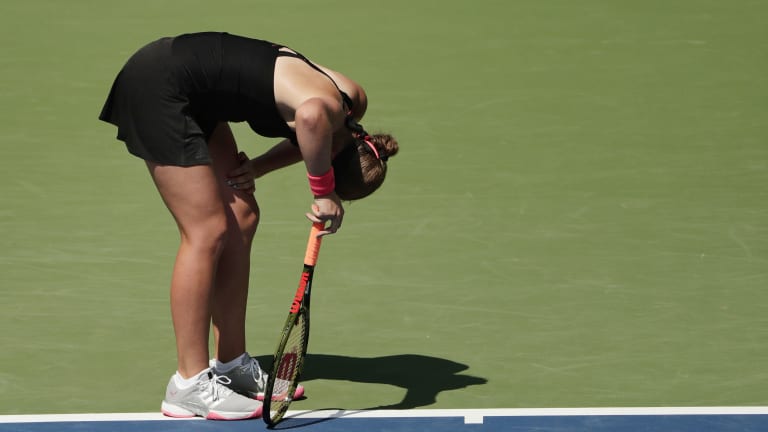 Blistering heat made Tuesday at the US Open a survival of the fittest