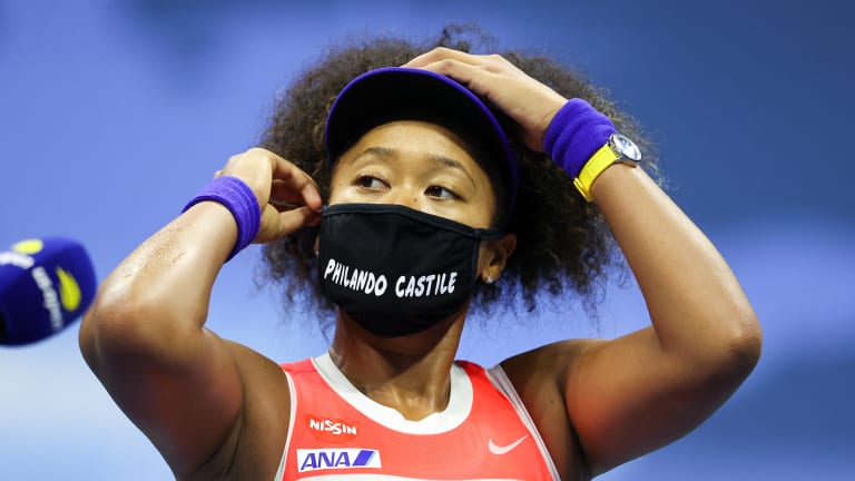 Naomi Osaka used her platform at the 2020 US Open—a tournament she won—to call attention to social justice issues.