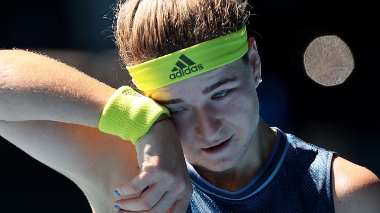 Muchova serves up Barty stunner for first Australian Open semifinal