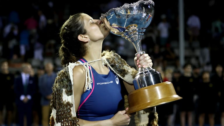 Julia Goerges ends Bianca Andreescu's run to defend Auckland title