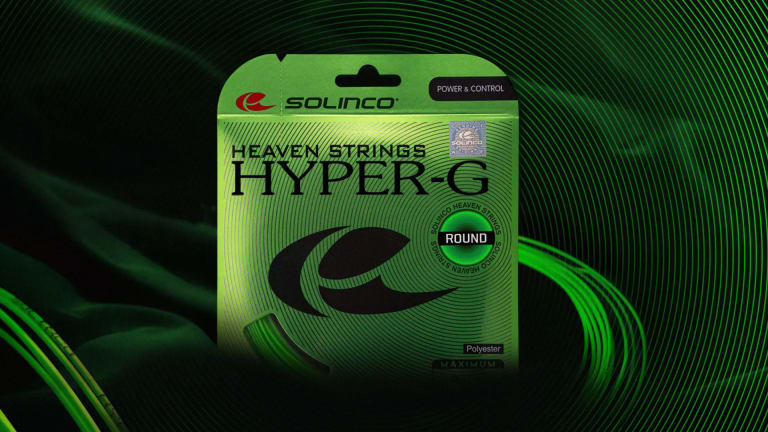 The Solinco Hyper-G Round string.