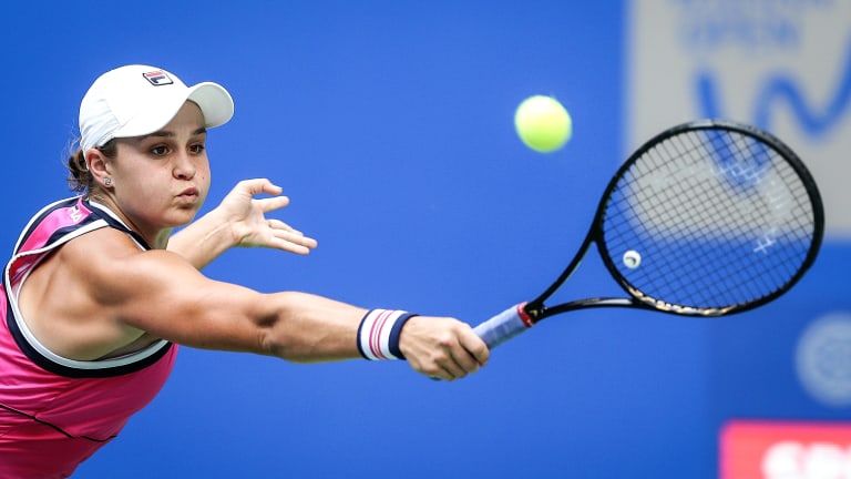 Barty tops Martic in backhand slice showdown to advance at Wuhan Open