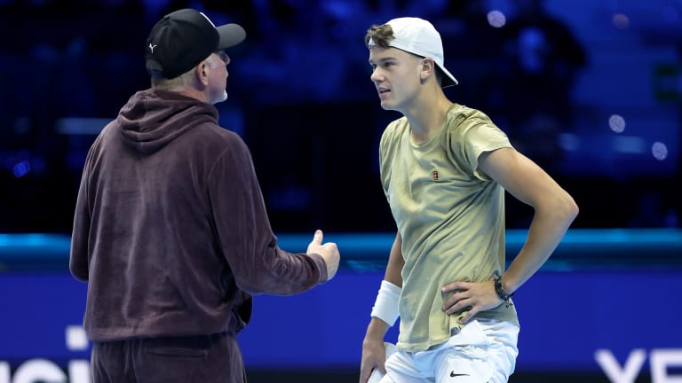 “I’m delighted that we have found a good setup where Holger is happy and can develop, so that we can once again set goals and aim to win Grand Slams,” said Aneke Rune, Holger's mother and agent, of his coaching relationship with Becker.