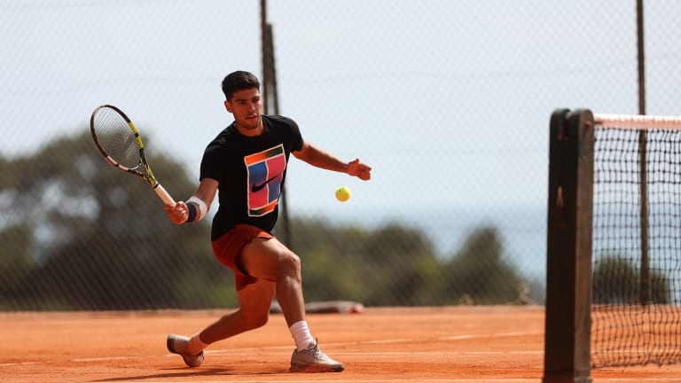 Carlos Alcaraz's clay-court debut in 2024 will have to wait.