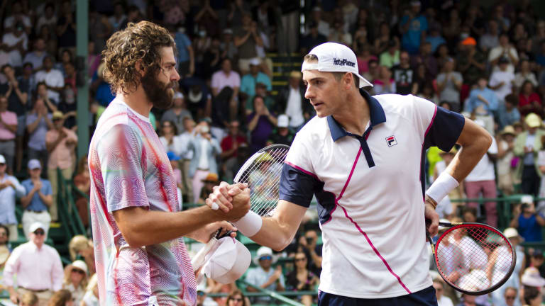 Opelka improved to 5-1 against Isner in Houston, their first championship clash.