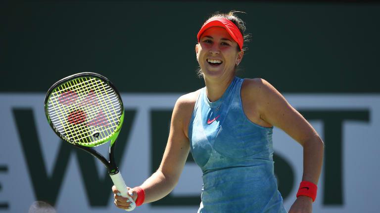 Bencic tops yet another Top 10 player—Pliskova—and will soon join them