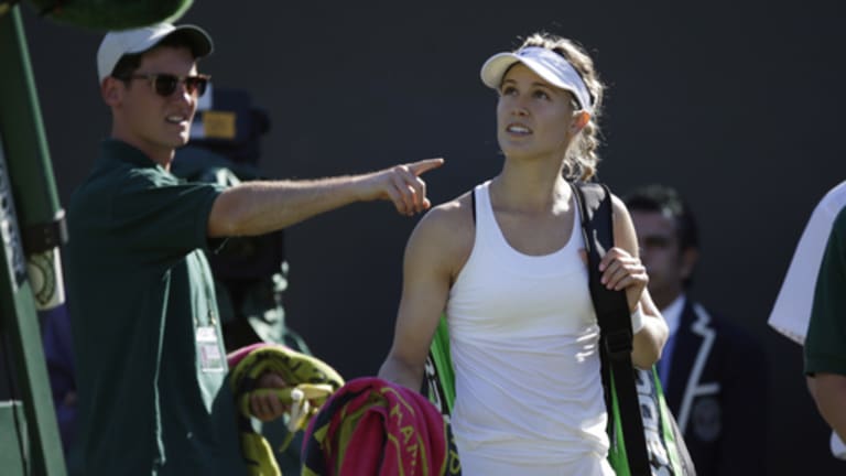 WimbleSpin, Day 2: Bouchard's black, but not banned, bra; double-bagels are a thing again