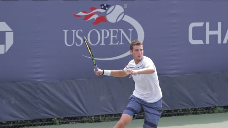 Ryan Shane and his one-handed backhand are ready to take the pro tour