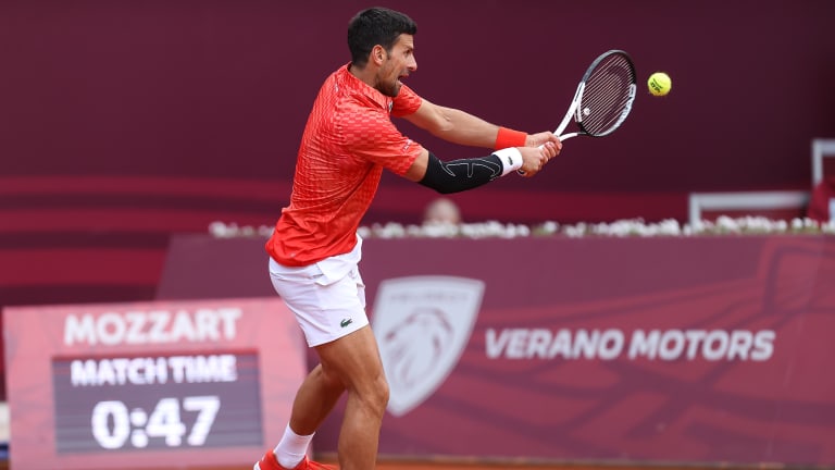 It wasn't an easy day of work for Djokovic, but it was satisfying.