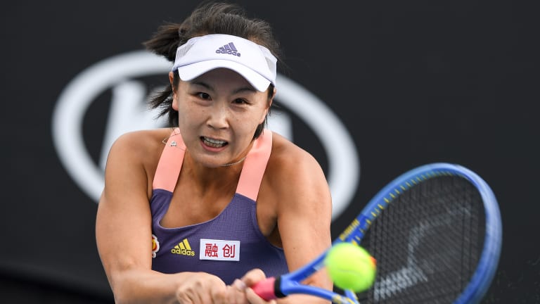 A two-time major doubles champion, Peng, 35, reached the 2014 US Open semifinals in singles and was ranked as high as No. 15 in the discipline; she has also not played on tour since March 2020.