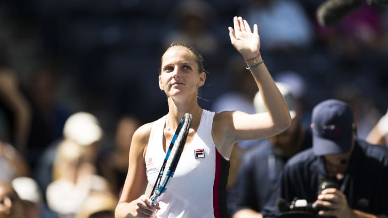 Karolina Pliskova, into her first major semifinal, is getting the hang of this breakthrough thing