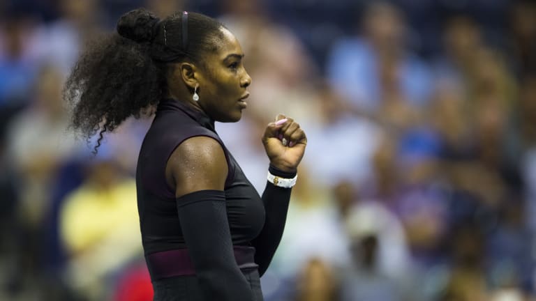 Serena Williams knew she needed something extra against Simona Halep, and she found it