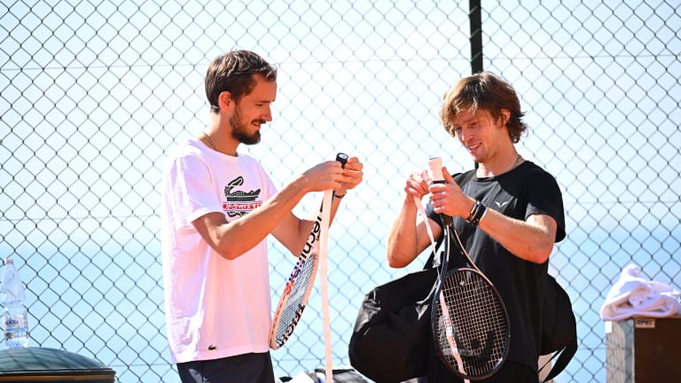 Medvedev and Rublev are the epitome of friendship goals.